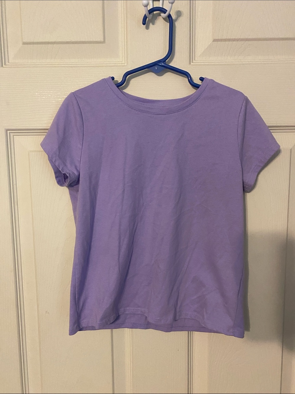 wonder nation Lavender Short Sleeve Crewneck Tee